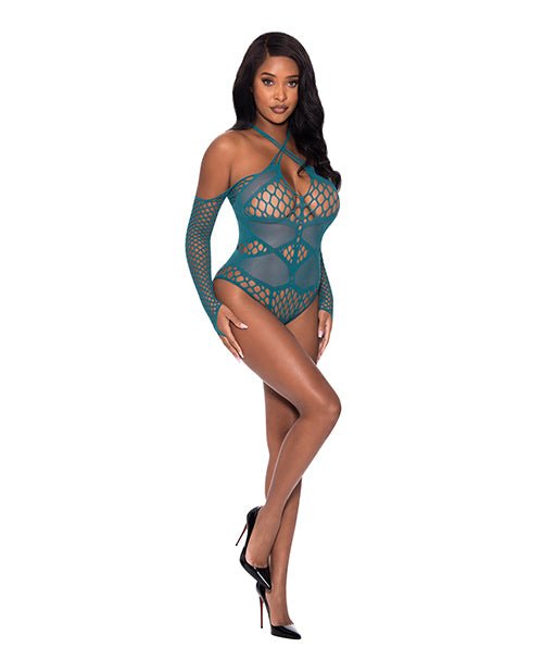 Seamless Long Sleeve Teddy Turquoise O/S | Shop Lowest Prices at fonlove.shop