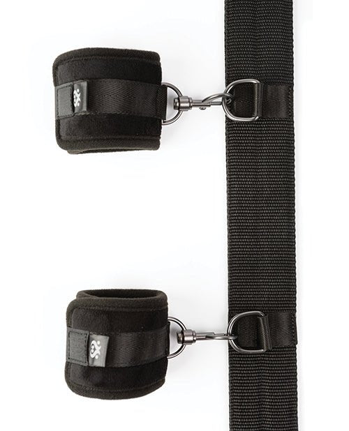 Sei Mio Spread the Love Ankle Spreader Bar w/Wrist Cuffs - Black | Shop Lowest Prices at fonlove.shop