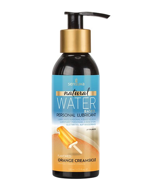 Senuva Natural Water Based Personal Lubricant - 4 oz Orange Creamsicle | Shop Lowest Prices at fonlove.shop