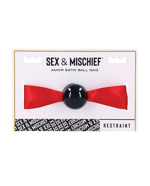 Sex & Mischief Amor Satin Ball Gag | Shop Lowest Prices at fonlove.shop