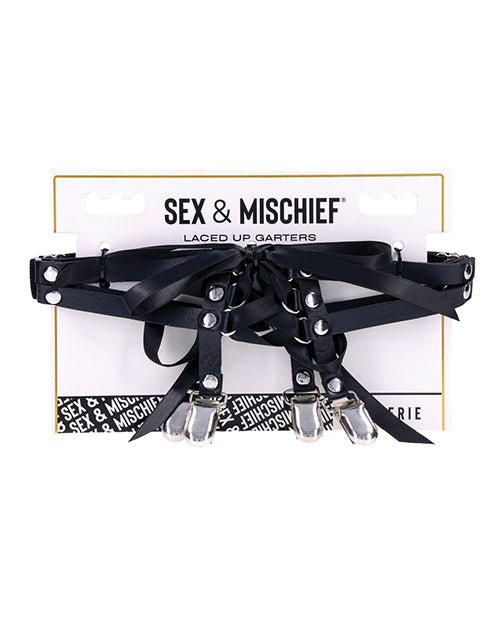 Sex & Mischief Laced Up Garters | Shop Lowest Prices at fonlove.shop