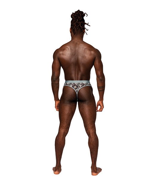 Sheer Prints Mesh Poly Spandex Thong Optical S/M | Shop Lowest Prices at fonlove.shop