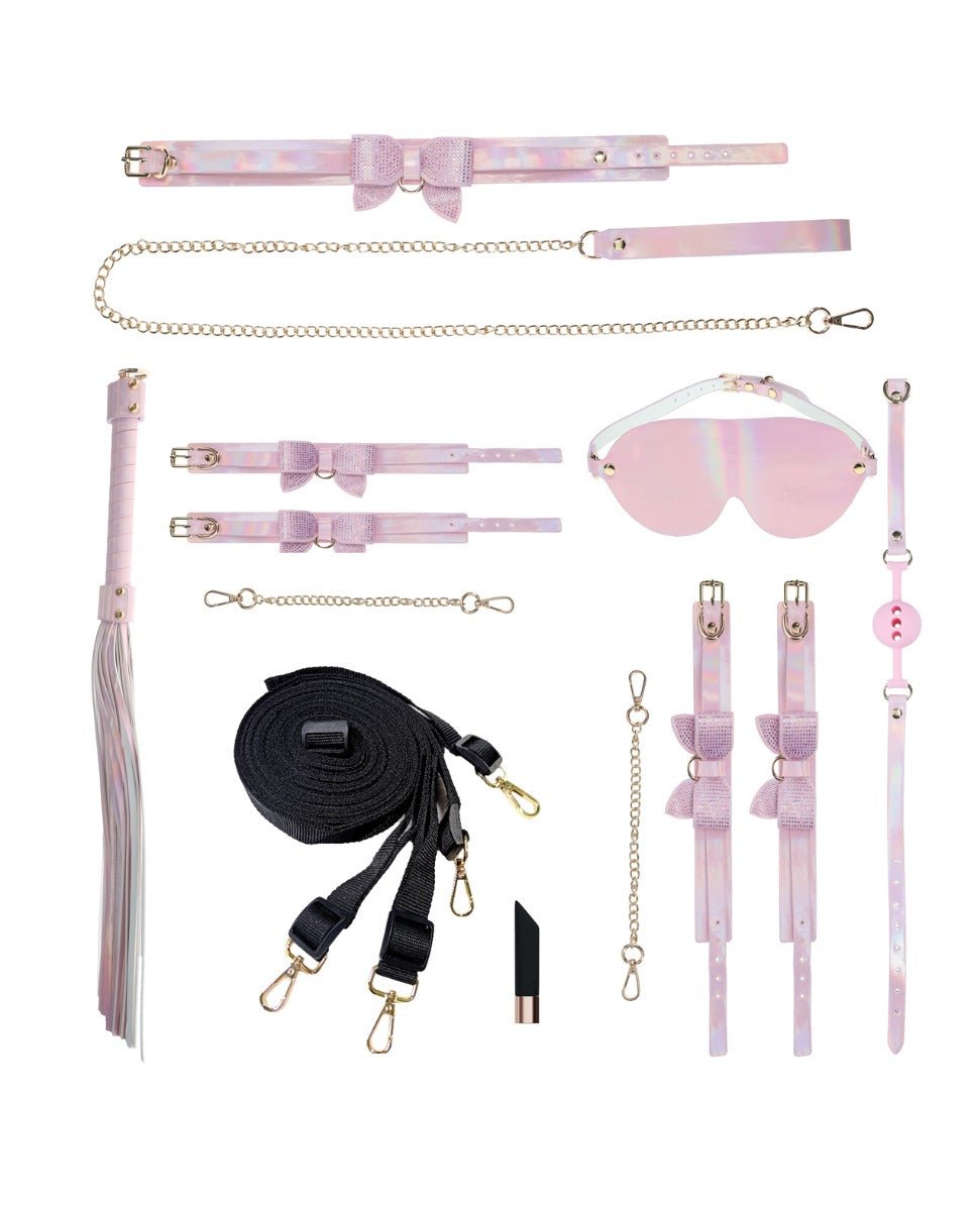Shots Ouch! Paris Collection Bondage Kit w/Bag - Pink | Shop Lowest Prices at fonlove.shop