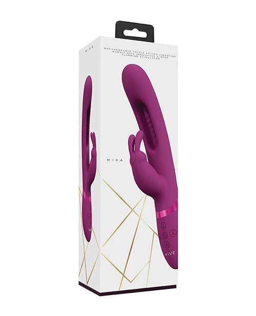 Shots Vive Mika Flapping Tongue Rabbit Vibrator - Pink | Shop Lowest Prices at fonlove.shop