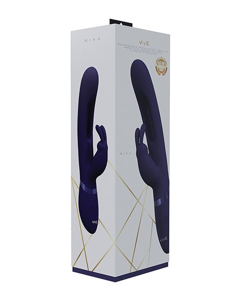 Shots Vive Mika Flapping Tongue Rabbit Vibrator - Purple | Shop Lowest Prices at fonlove.shop