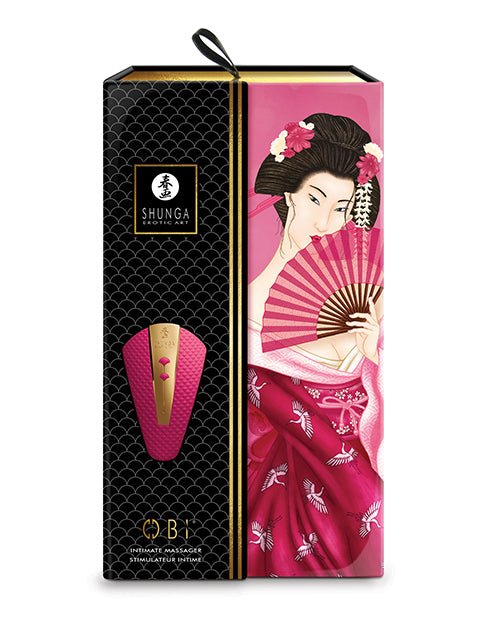 Shunga Obi Intimate Massager - Raspberry | Shop Lowest Prices at fonlove.shop