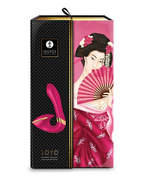 Shunga Soyo Intimate Massager - Raspberry | Shop Lowest Prices at fonlove.shop