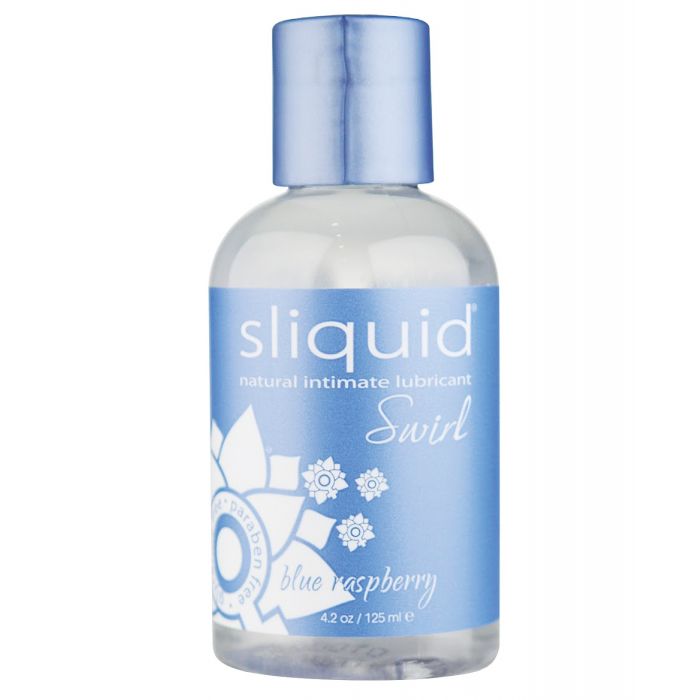 Sliquid Naturals Swirl Lubricant - 4.2 oz Blue Raspberry | Shop Lowest Prices at fonlove.shop