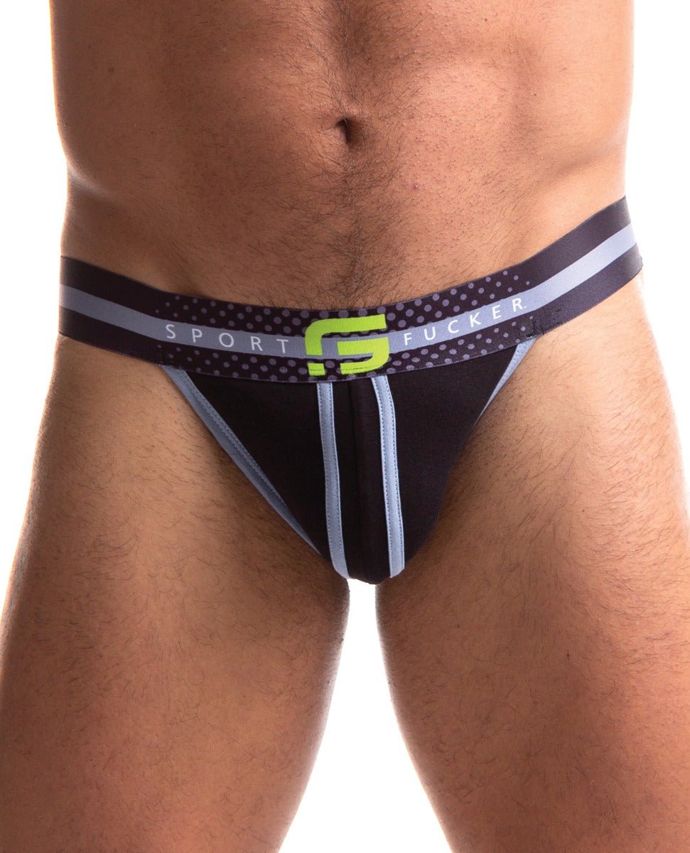 Sport Fucker Jersey Jock - XXL Black/Green | Shop Lowest Prices at fonlove.shop