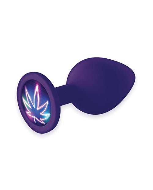 The 9's Booty Calls Neon Leaf Plug - Purple | Shop Lowest Prices at fonlove.shop