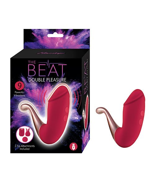 The Beat Double Pleasure G - Spot Vibrator - Red | Shop Lowest Prices at fonlove.shop