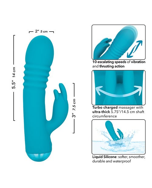 Thicc Chubby Thrusting Tickler - Aqua | Shop Lowest Prices at fonlove.shop