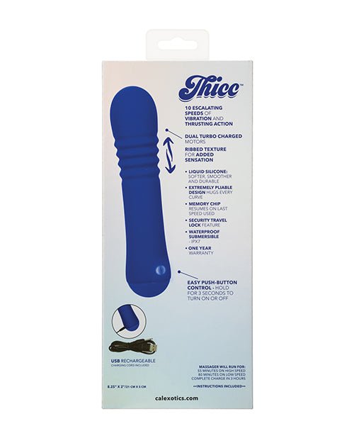 Thicc Chubby Thrusting Wand - Blue | Shop Lowest Prices at fonlove.shop
