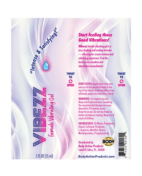 VIBEZZ Stimulating Gel - .5 oz Bottle | Shop Lowest Prices at fonlove.shop