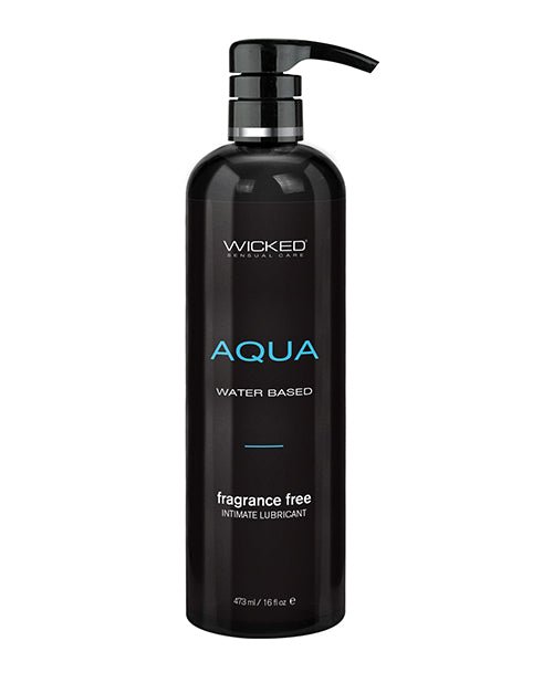 Wicked Sensual Care Aqua Water Based Lubricant - 16 oz Fragrance Free | Shop Lowest Prices at fonlove.shop