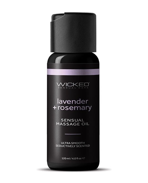 Wicked Sensual Care Lavender & Rosemary Massage Oil - 4 oz | Shop Lowest Prices at fonlove.shop