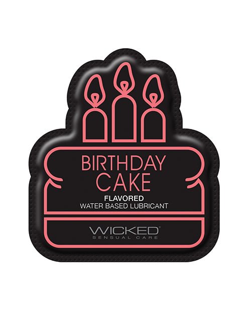 Wicked Sensual Care Water Based Lubricant - .1 oz Birthday Cake | Shop Lowest Prices at fonlove.shop
