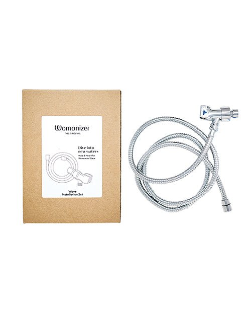 Womanizer Wave Shower Hose & Arm Mount Set - Chrome | Shop Lowest Prices at fonlove.shop