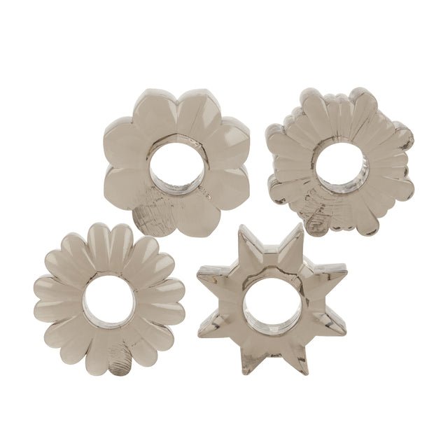 Basic Essentials Rings - Set Of 4 | Shop Lowest Prices at fonlove.shop