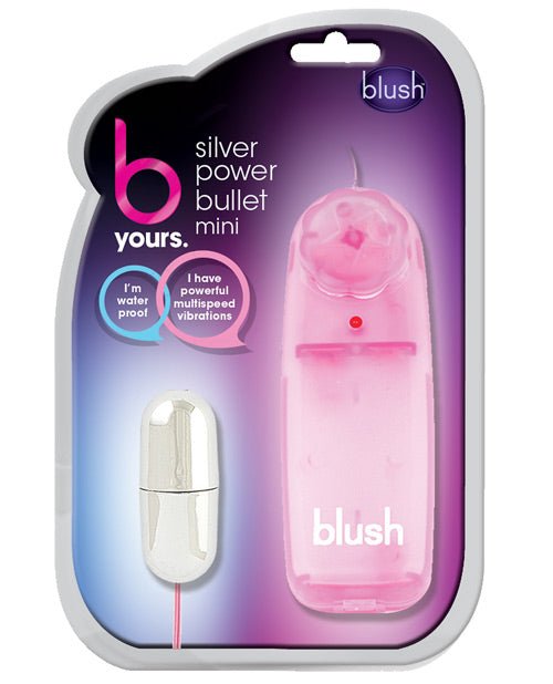 Blush B Yours Silver Bullet Mini - Pink Controller | Shop Lowest Prices at fonlove.shop
