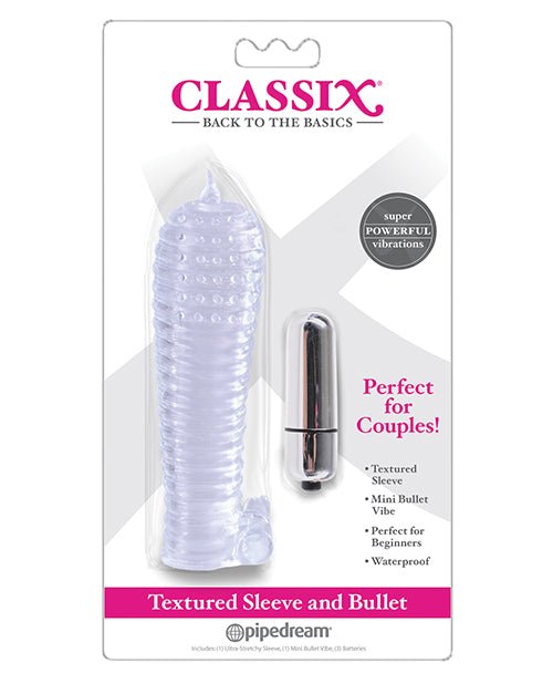 Classix Textured Sleeve & Bullet | Shop Lowest Prices at fonlove.shop