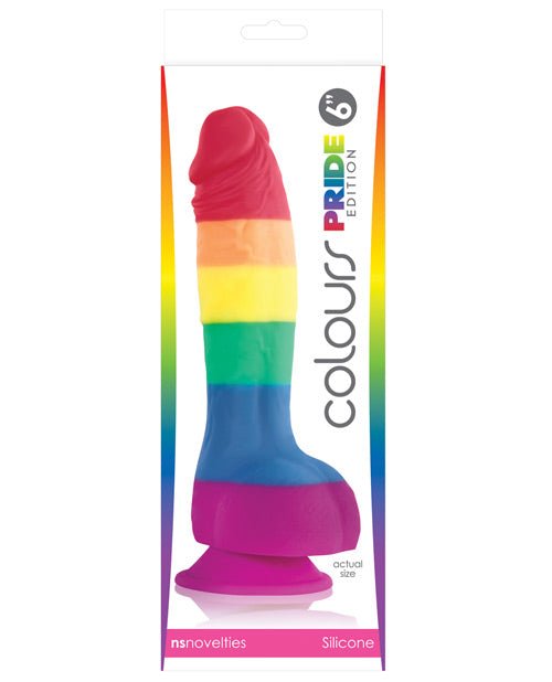Colours Pride Edition 6" Dong W/suction Cup | Shop Lowest Prices at fonlove.shop