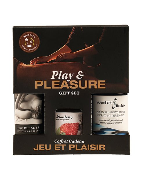 Earthly Body Holiday/valentines Play & Pleasure Gift Set - Asst. Strawberry | Shop Lowest Prices at fonlove.shop