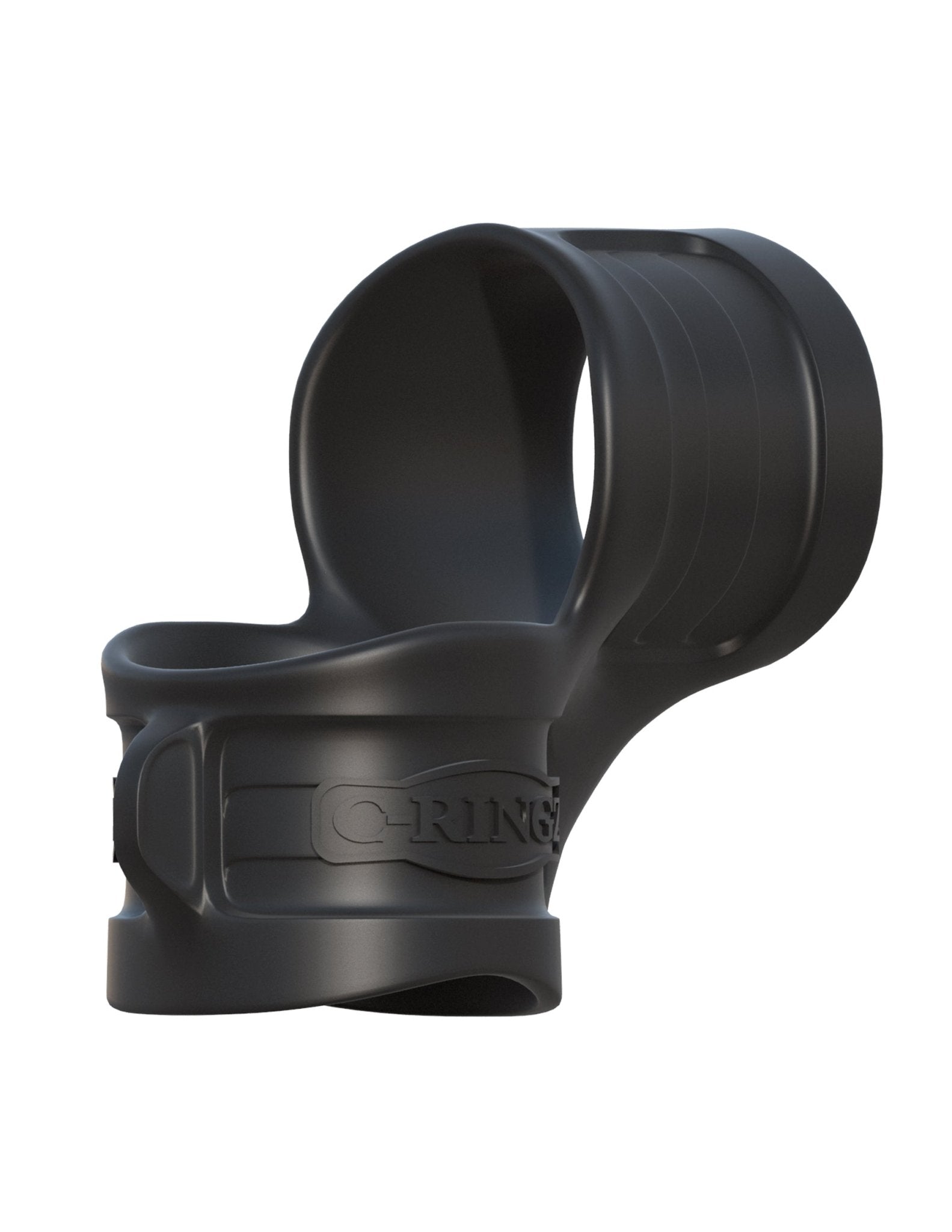 Fantasy C - ringz Mr. Big Cock Ring & Ball Stretcher - Black | Shop Lowest Prices at fonlove.shop