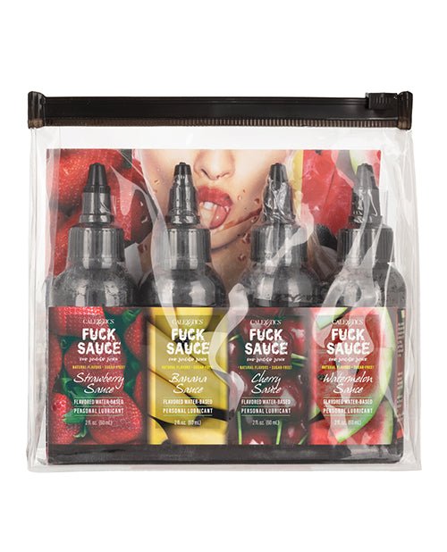 Fuck Sauce Flavored Water Based Personal Lubricant Variety 4 Pack - 2 Oz Each | Shop Lowest Prices at fonlove.shop