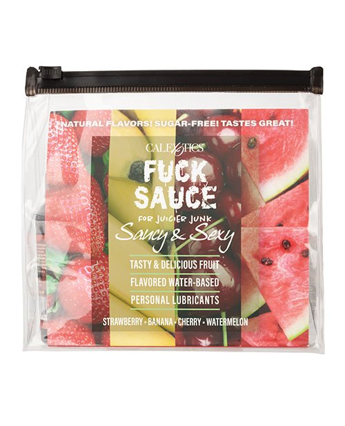 Fuck Sauce Flavored Water Based Personal Lubricant Variety 4 Pack - 2 Oz Each | Shop Lowest Prices at fonlove.shop