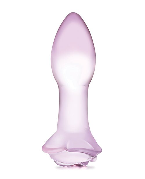 Glas 5" Rosebud Glass Butt Plug | Shop Lowest Prices at fonlove.shop