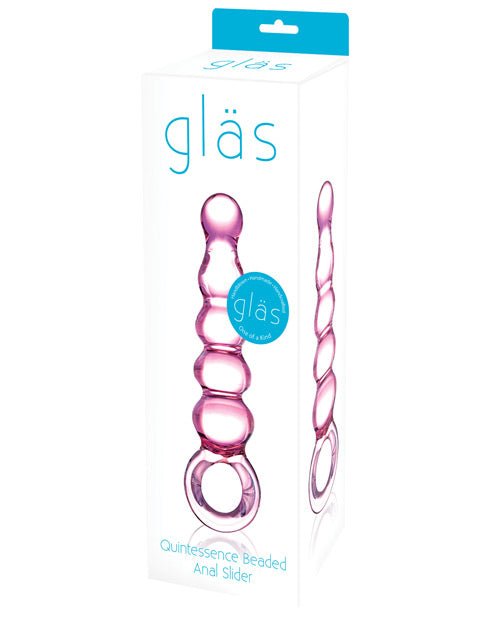 Glas Quintessence Beaded Glass Anal Slider | Shop Lowest Prices at fonlove.shop