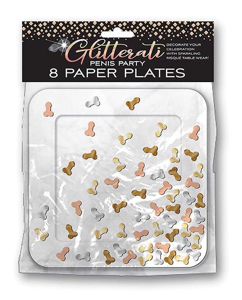 Glitterati Penis Party Pates - Pack Of 8 | Shop Lowest Prices at fonlove.shop