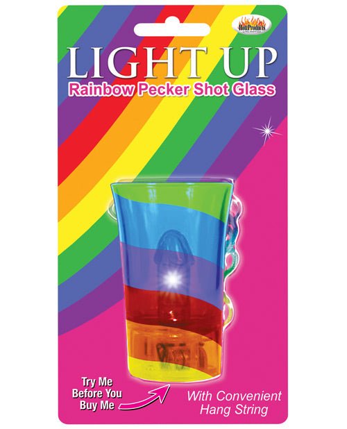 Light Up Rainbow Pecker Shot Glass | Shop Lowest Prices at fonlove.shop