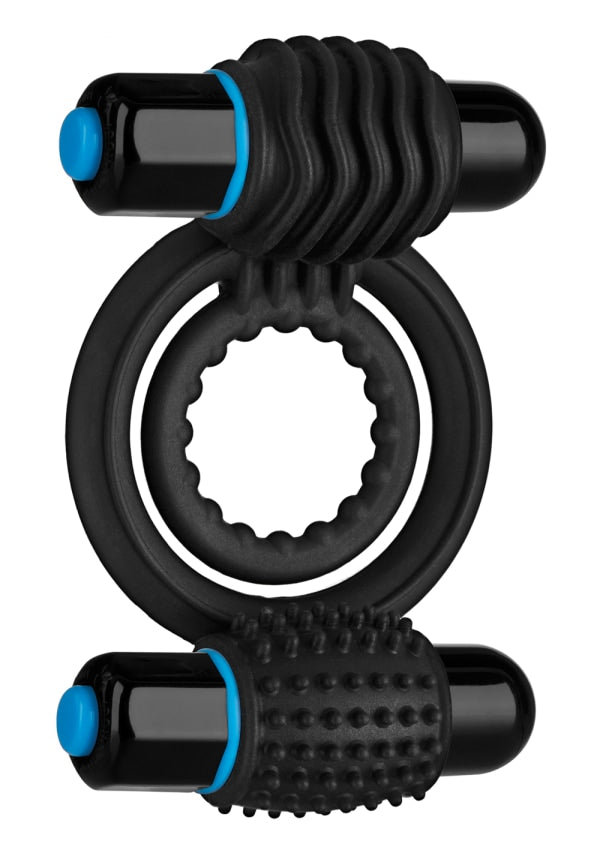 Optimale Vibrating Double C Ring - Black | Shop Lowest Prices at fonlove.shop