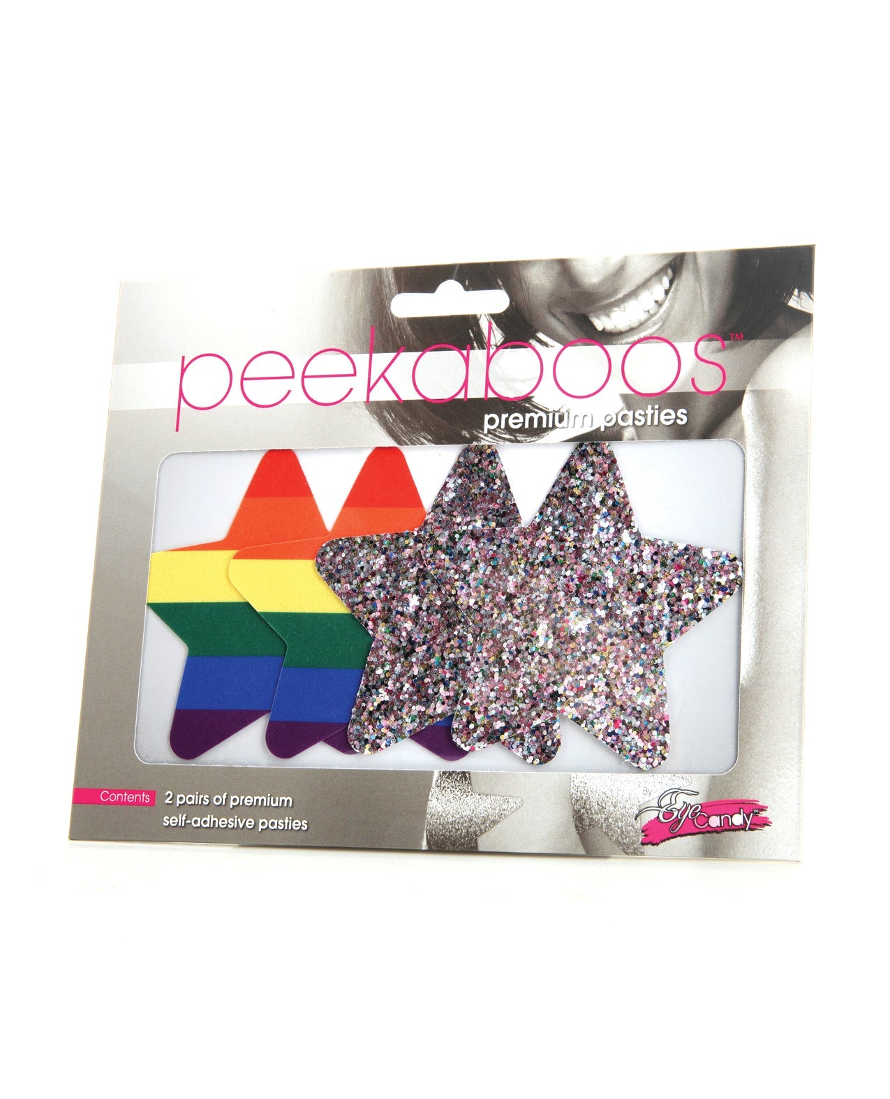 Peekaboos Pride Rainbow Glitter Stars - Pack Of 2 | Shop Lowest Prices at fonlove.shop