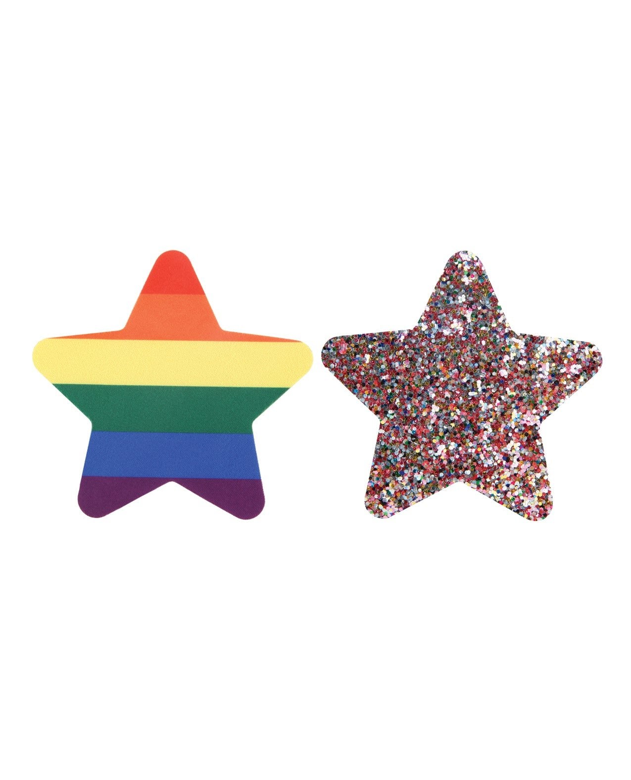 Peekaboos Pride Rainbow Glitter Stars - Pack Of 2 | Shop Lowest Prices at fonlove.shop
