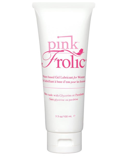 Pink Frolic Gel Lubricant - 3.3 Oz Flip Top Tube | Shop Lowest Prices at fonlove.shop