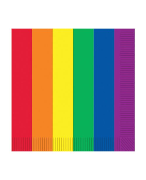 Pride Luncheon Napkins - Rainbow Pack Of 16 | Shop Lowest Prices at fonlove.shop