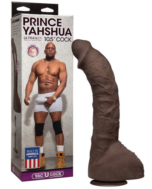 Prince Yahshua Ultraskyn 10.5" Cock - Chocolate | Shop Lowest Prices at fonlove.shop