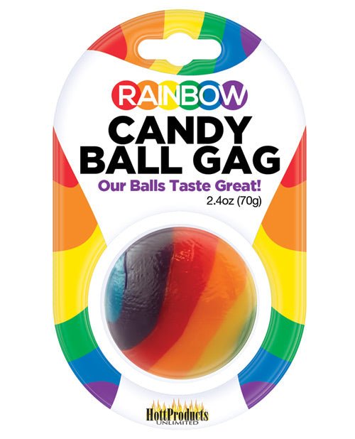 Rainbow Candy Ball Gag - Strawberry | Shop Lowest Prices at fonlove.shop