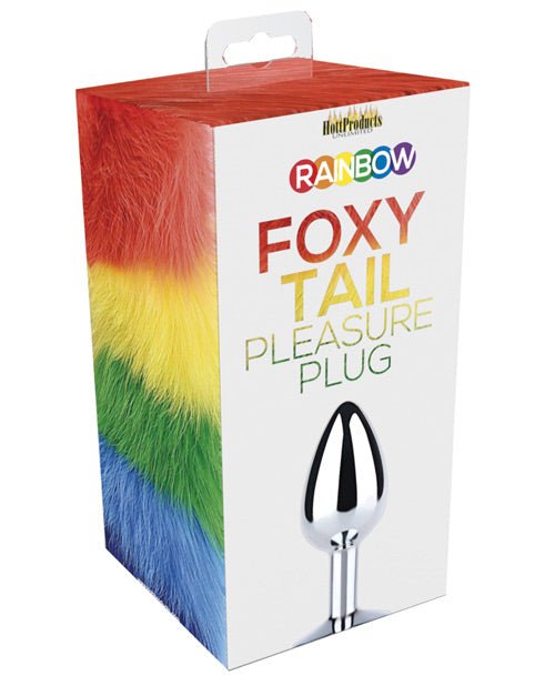 Rainbow Foxy Tail Butt Plug | Shop Lowest Prices at fonlove.shop