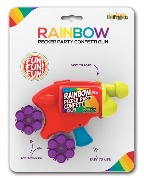 Rainbow Pecker Party Confetti Gun | Shop Lowest Prices at fonlove.shop