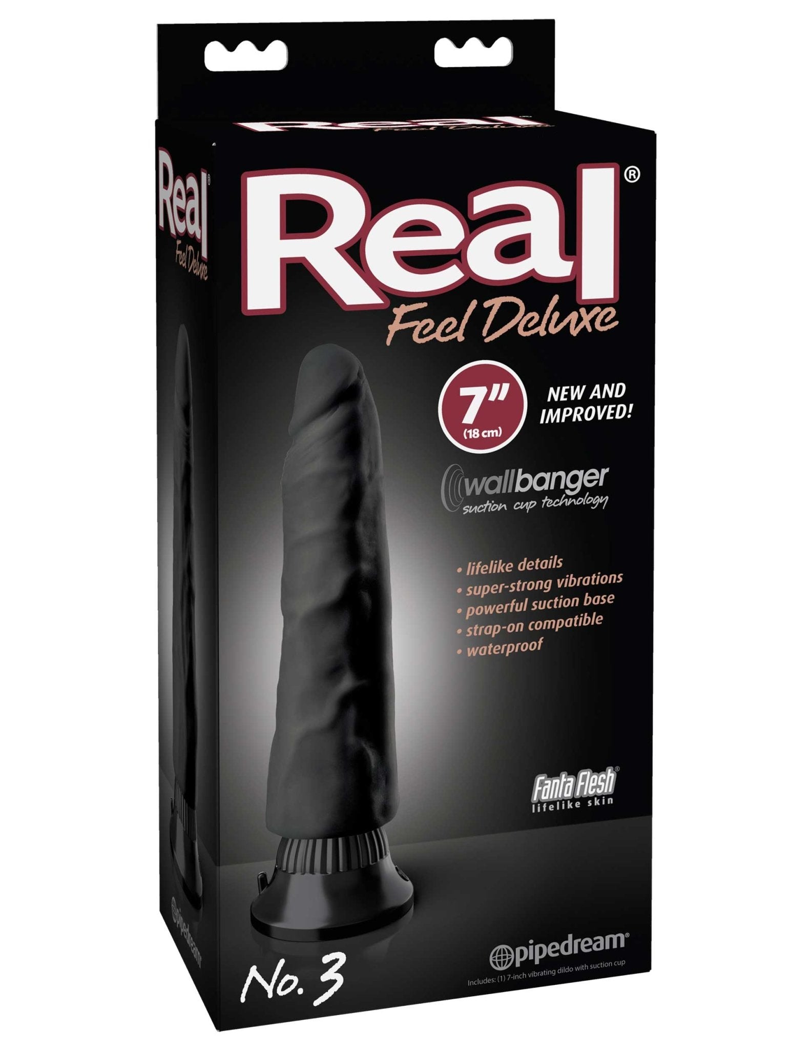 Real Feel Deluxe No. 3 7" Vibe Waterproof | Shop Lowest Prices at fonlove.shop