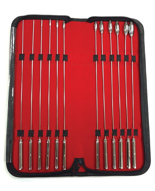 Rouge Stainless Steel Rosebud Dilator Set - Set Of 12 | Shop Lowest Prices at fonlove.shop