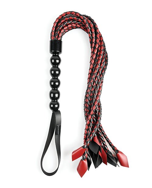Saffron Braided Flogger - Red/black | Shop Lowest Prices at fonlove.shop