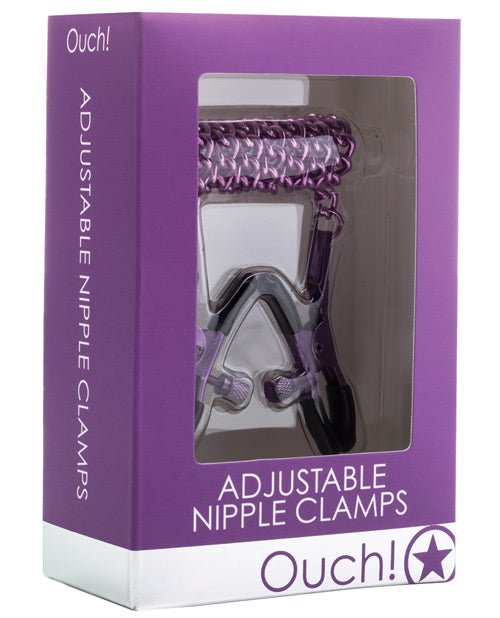 Shots Ouch Adjustable Nipple Clamps W/chain | Shop Lowest Prices at fonlove.shop