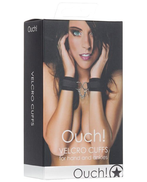 Shots Ouch Velcro Hand/ankle Cuffs - Black | Shop Lowest Prices at fonlove.shop
