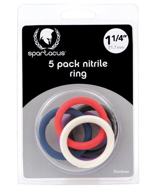 Spartacus 1.5" Nitrile Cock Ring Set | Shop Lowest Prices at fonlove.shop