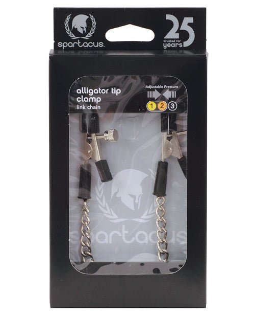 Spartacus Adjustable Alligator Nipple Clamps W/link Chain | Shop Lowest Prices at fonlove.shop